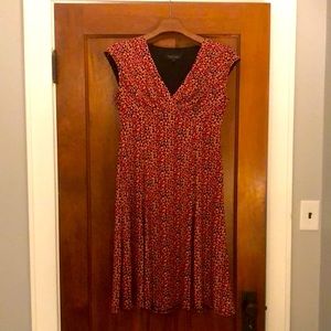 Evan Picone Jersey Cap Sleeve Dress